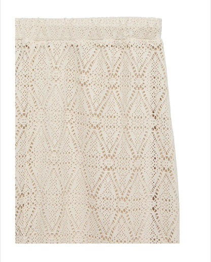 Vero Moda - MAYA - Crochet ankle skirt