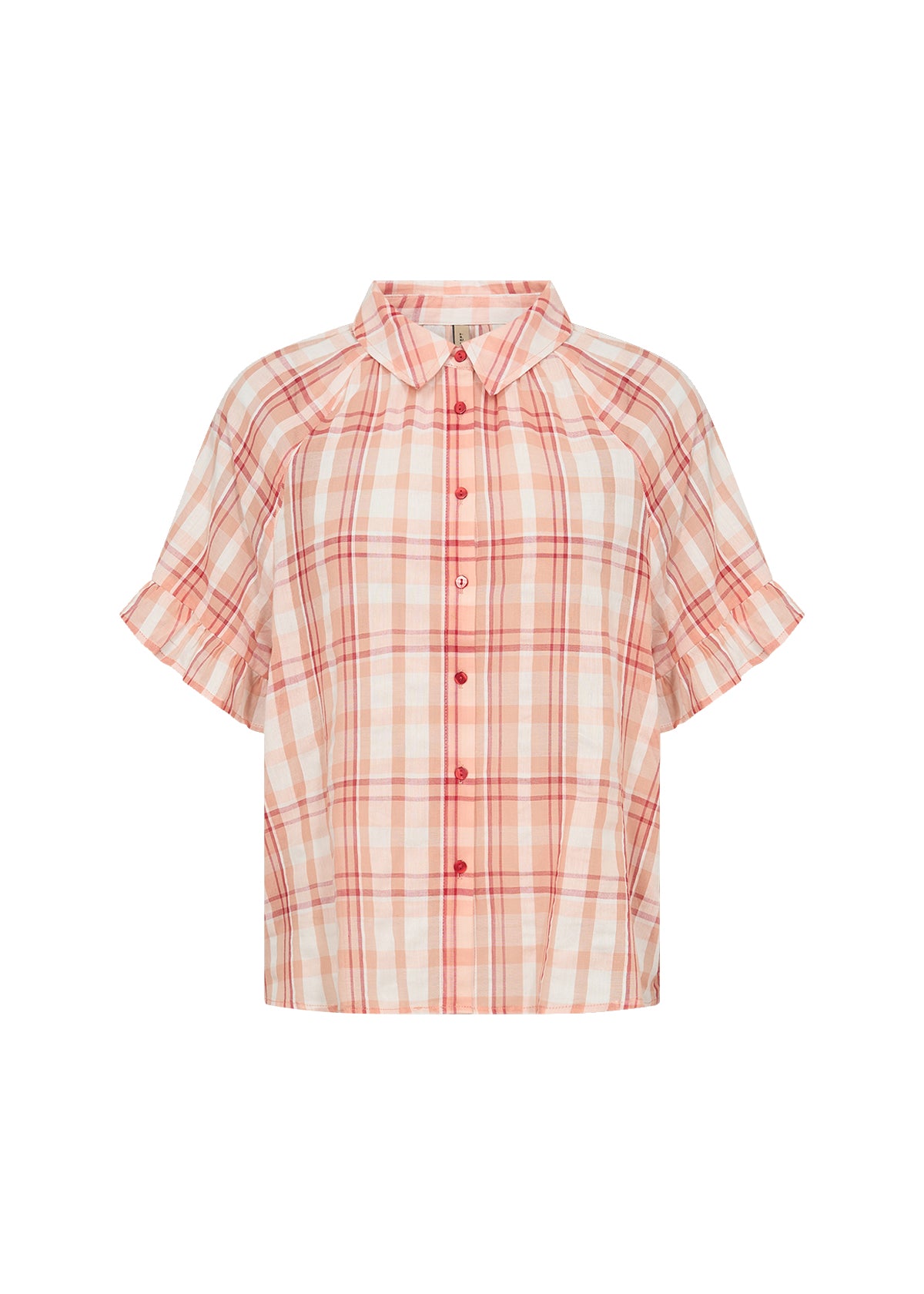 Soya Concept - FARUS 1 - Checked frill sleeve shirt