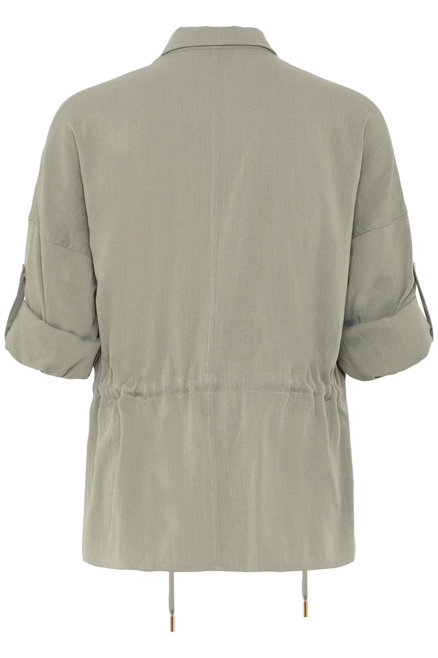 B.Young -DIVISO - Drawstring button front shirt jacket