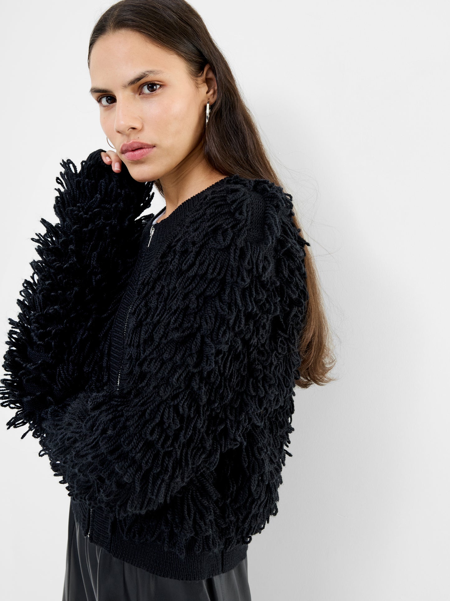 French Connection - 78ZBU - Mali Looped Fringe Knit Jacket