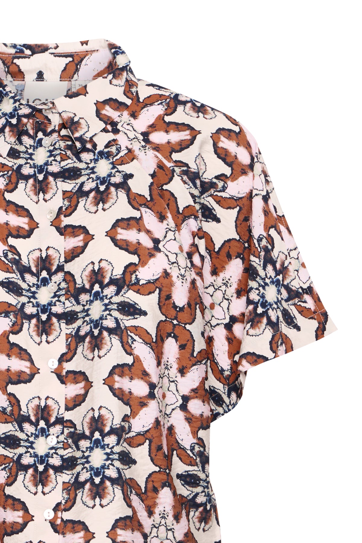 ICHI - ZASHA - Printed short sleeve shirt