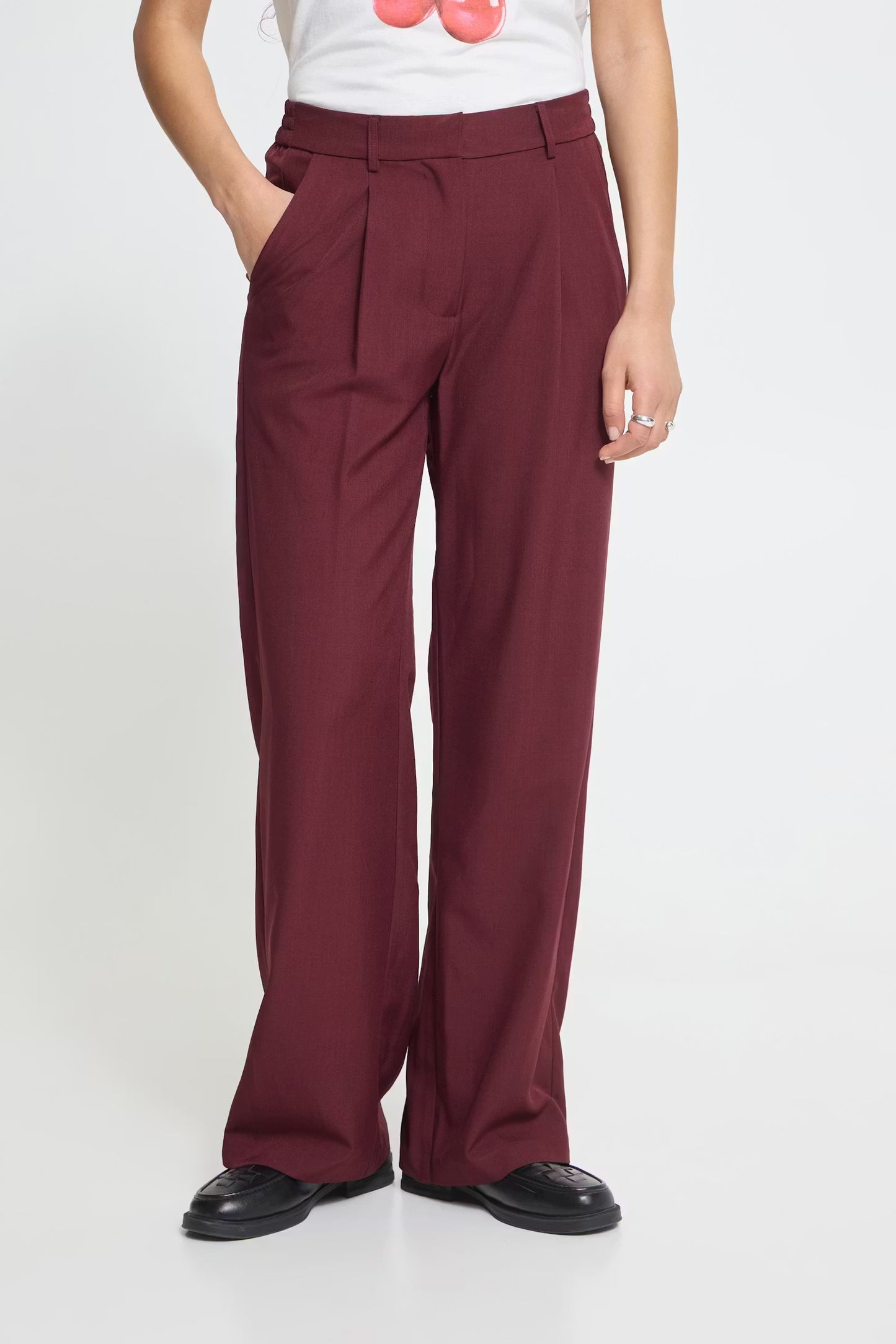 ICHI - FAVA - Wide leg trousers