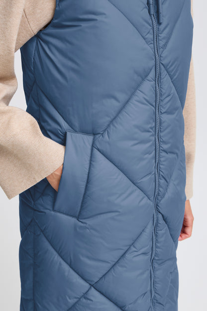 B.Young - BOMINA - Hooded gilet - Blue image 3