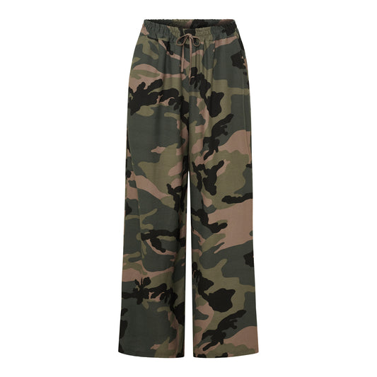Marta - LUPUS - Wide camo print trousers