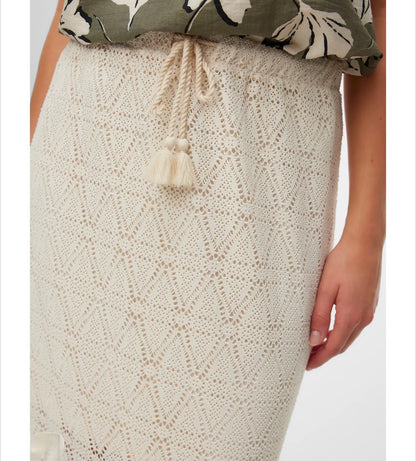 Vero Moda - MAYA - Crochet ankle skirt