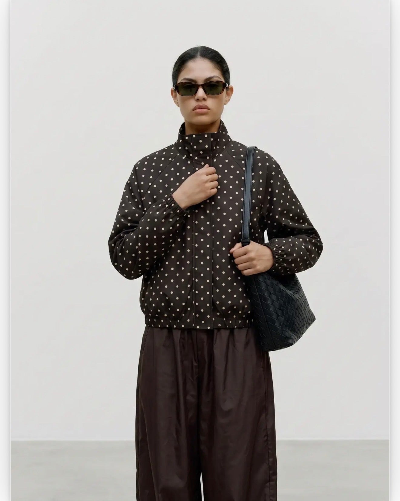 Vero Moda - KAYLA - Polka dot windbreaker jacket