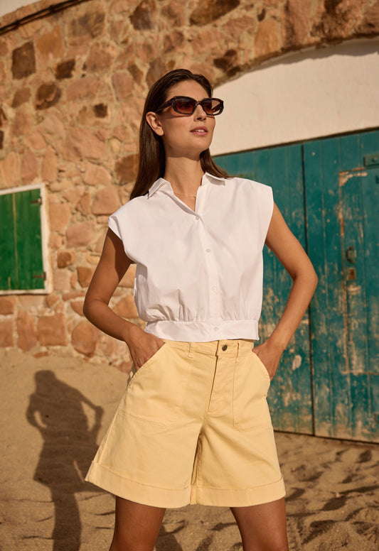 Soya Concept - NETTI 123 - Cap sleeve shirt