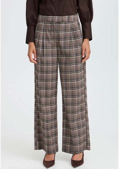 B.Young - ESTOLO- Checked trousers