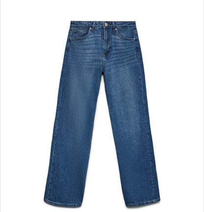 Vero Moda - TESSA - Wide leg high rise denim jeans