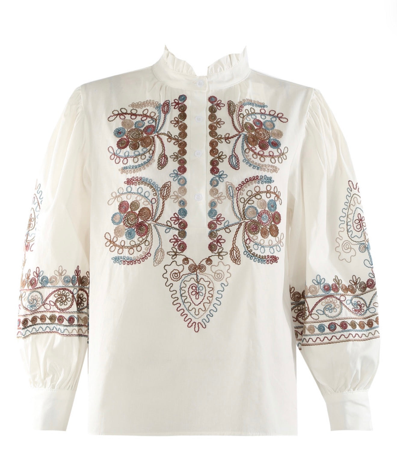 JAIDA - Embroidered detail blouse