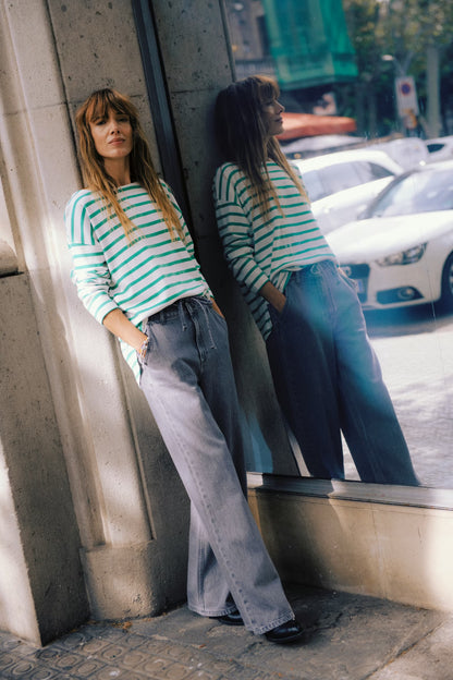 B.Young - RAMSI - Stripe long sleeve top