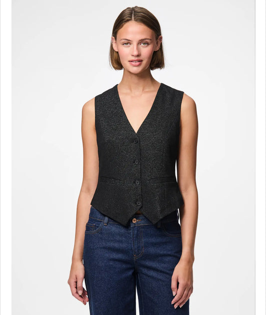 Pieces - BOSELLA - Glitter waistcoat