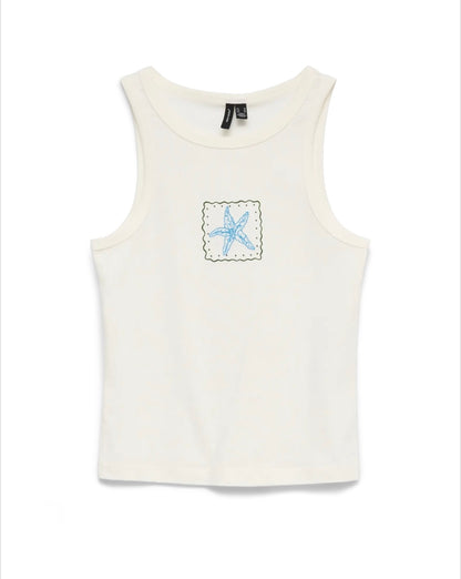 Vero Moda - ALLY - Starfish vest top