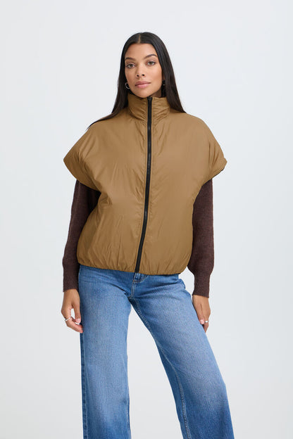 B.Young - BERTA REV - Reversible oversized gilet