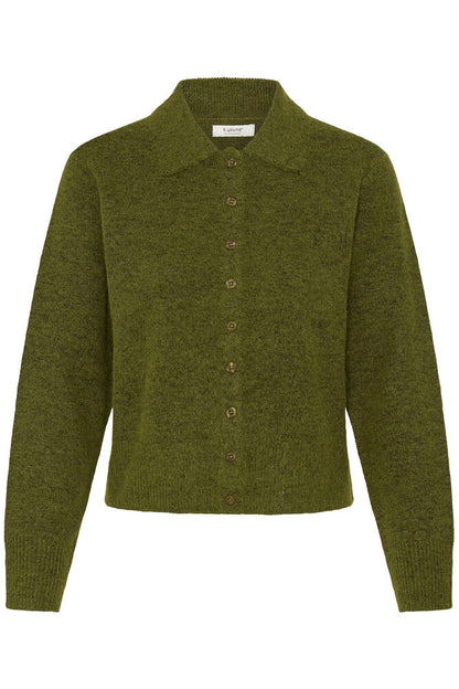 B.Young - MINUA - Knitted collared polo jumper