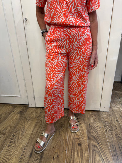B.Young - JOELLA TRS - Printed ankle length trousers