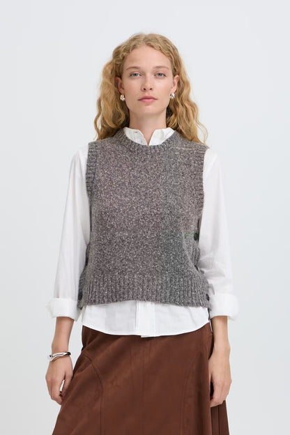 B.Young - NAIMA - Side button knitted tank
