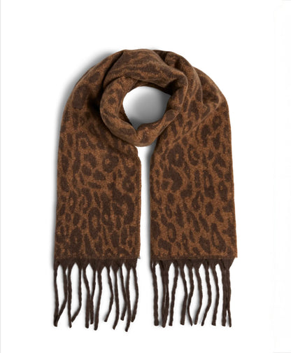 Pieces - NAYA - Leopard print scarf