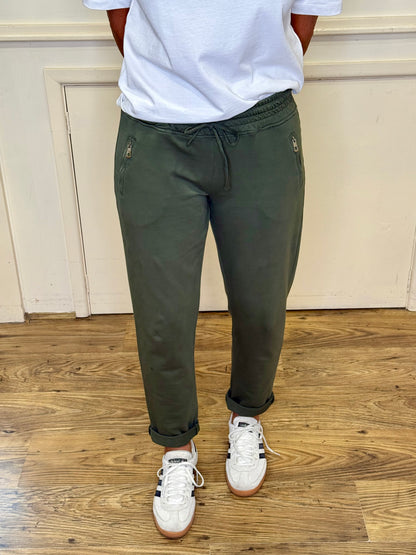 D.E.C.K by DECOLLAGE - 814136 - Zip pocket joggers