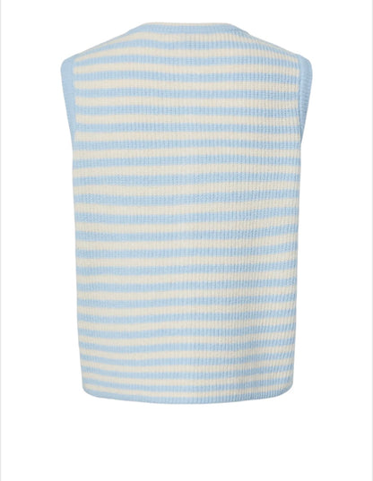 Pieces - MALOU - Stripe knitted waistcoat