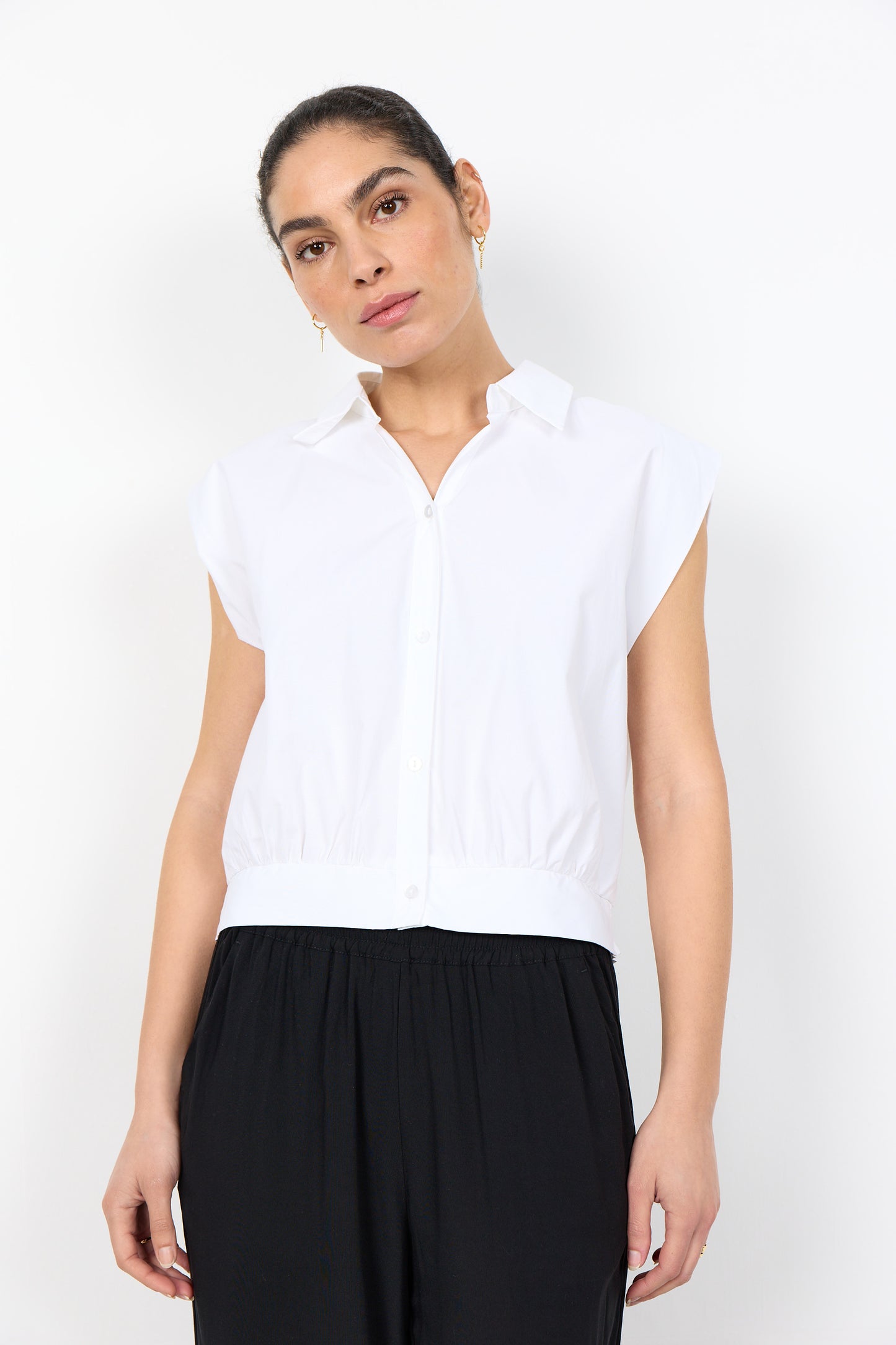 Soya Concept - NETTI 123 - Cap sleeve shirt