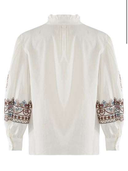 JAIDA - Embroidered detail blouse