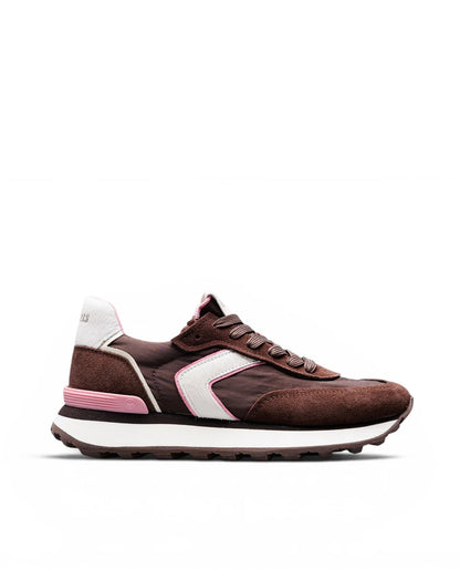 VERBENAS Footwear - CLODETTE - Pink trim trainer