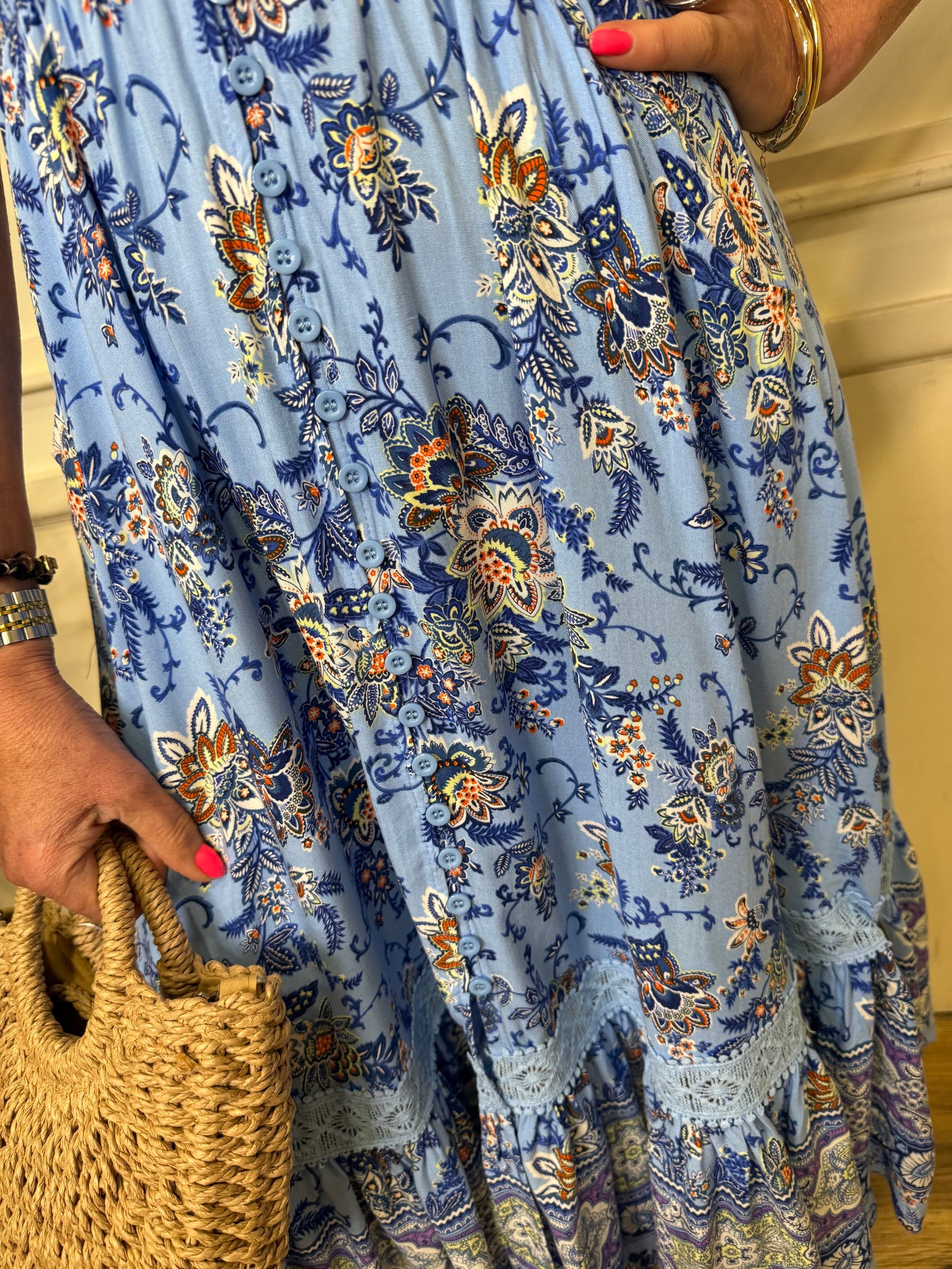 GINNY - Floral midi dress