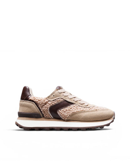 VERBENAS Footwear - CLODETTE - Teddy detail trainer