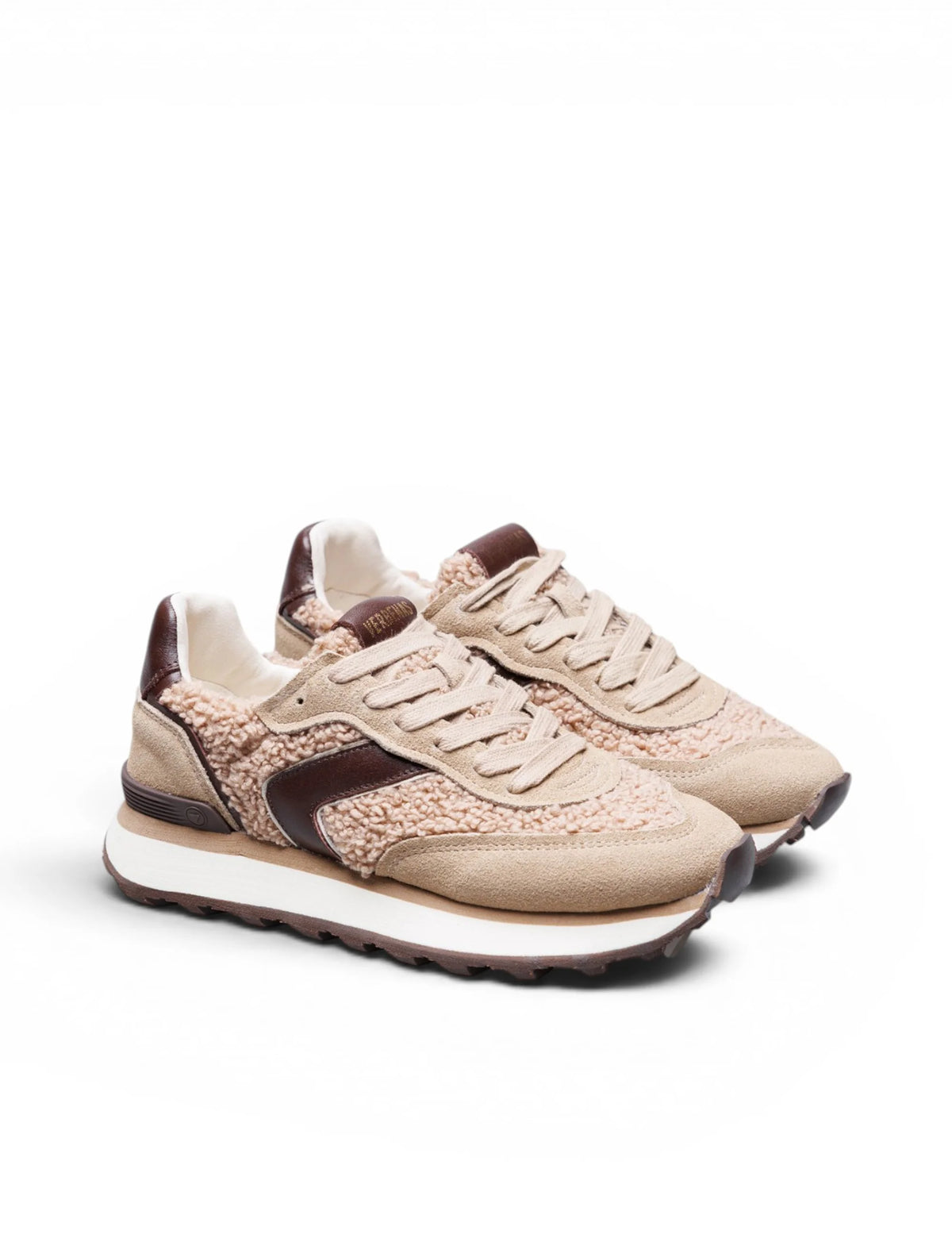 VERBENAS Footwear - CLODETTE - Teddy detail trainer