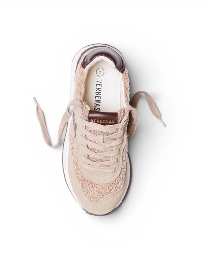 VERBENAS Footwear - CLODETTE - Teddy detail trainer