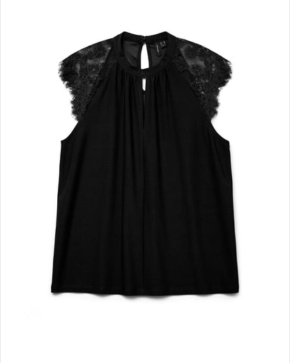 Vero Moda - MILLA - Lace detail sleeveless top