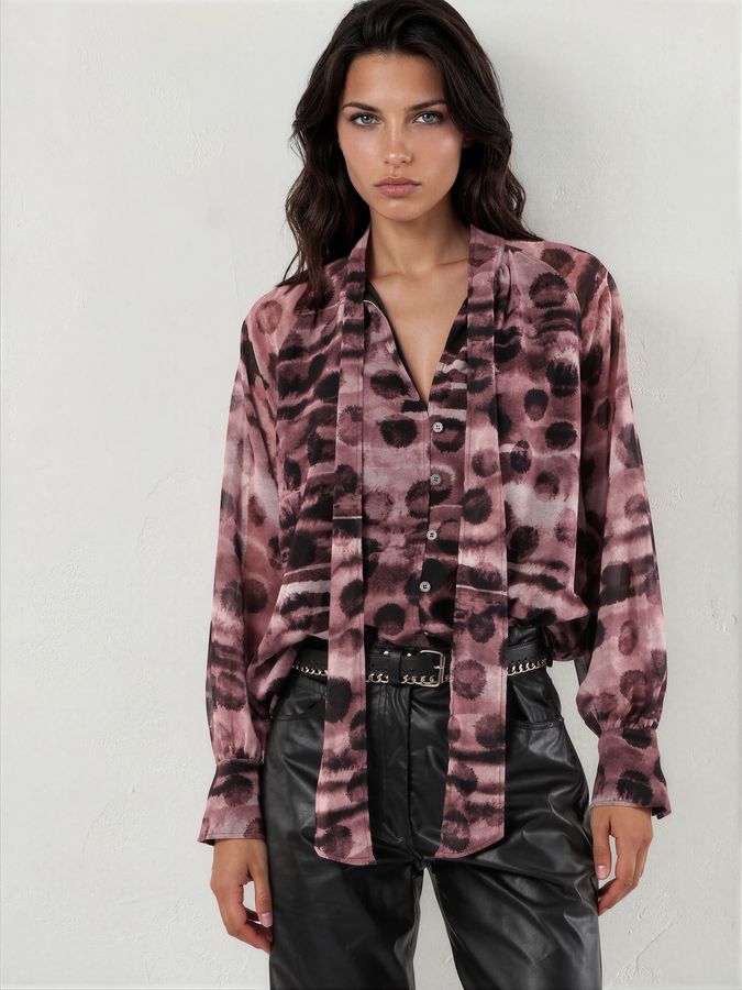 Religion - LIV TOP - Dot print blouse