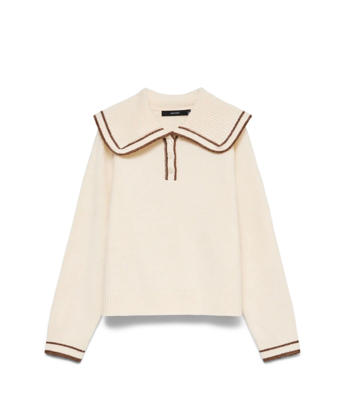 Vero Moda - CORA - Peter Pan collar knit
