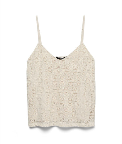 Vero Moda - MAYA - Crochet strappy cami top