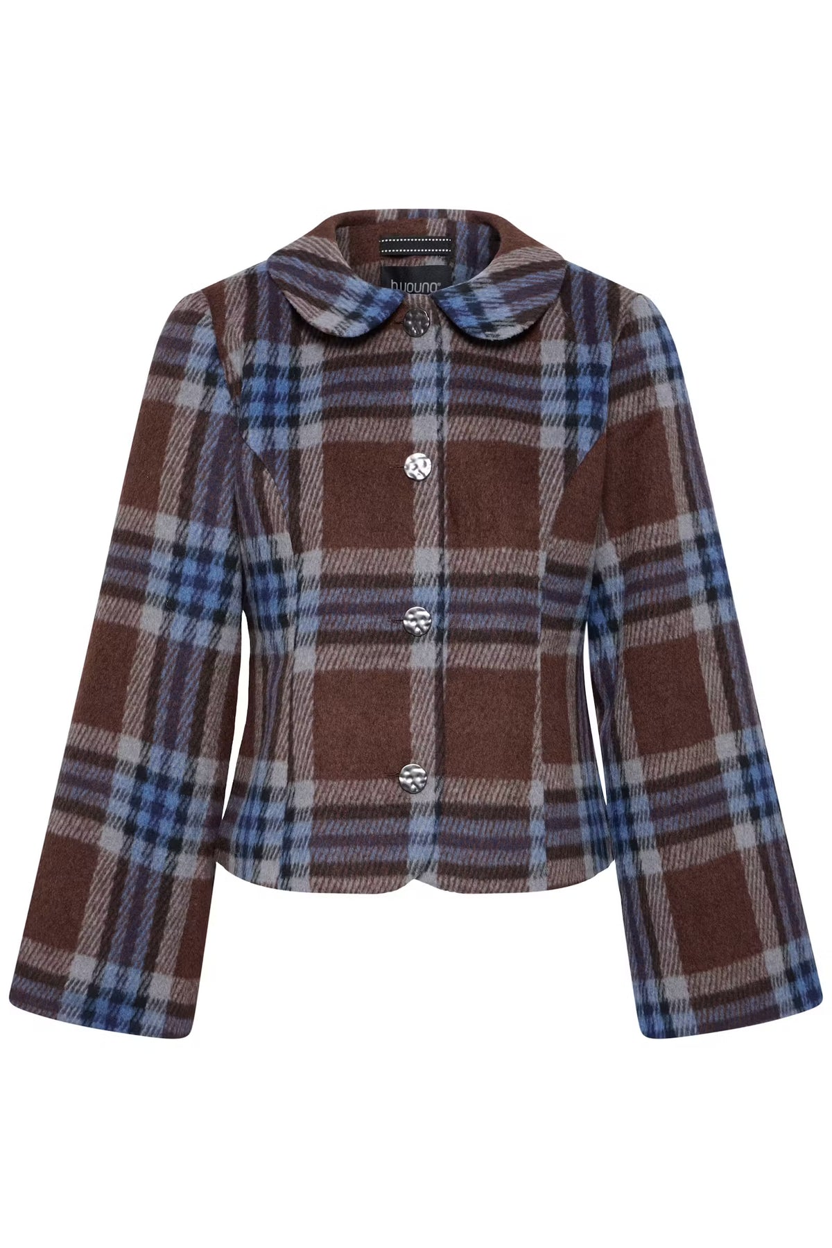 B.Young - BREE - Checked Wool blend jacket