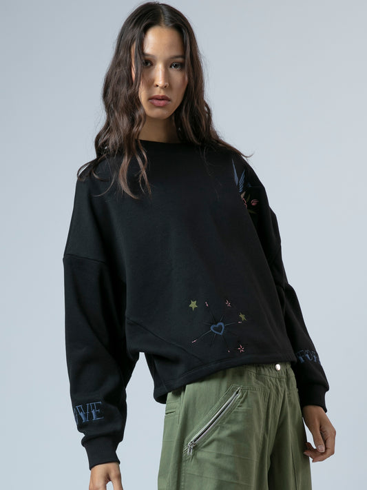 Religion - LOVE SWEAT - Emoji slogan sweater