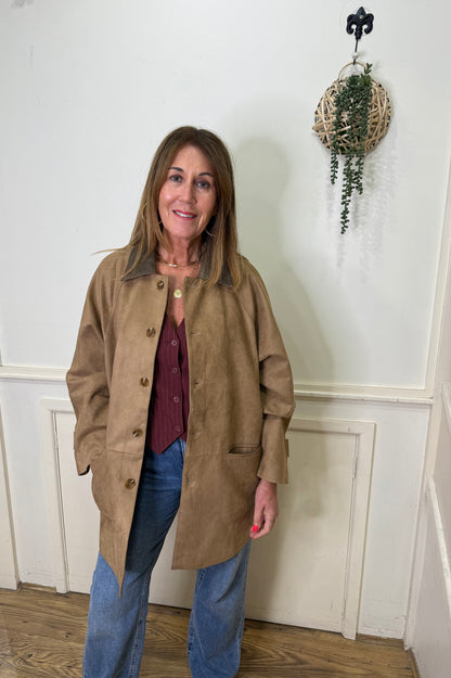 MINERVA - Oversized barn jacket