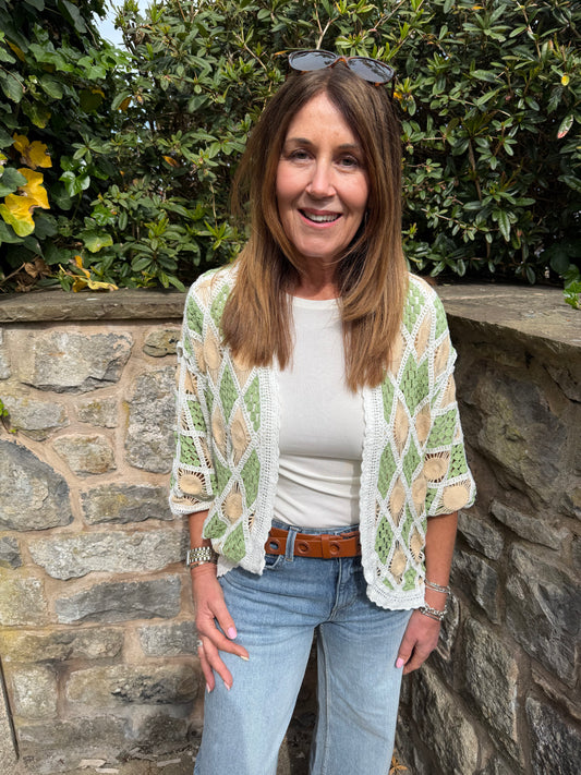 ARIADNE - Crochet kimono cardi