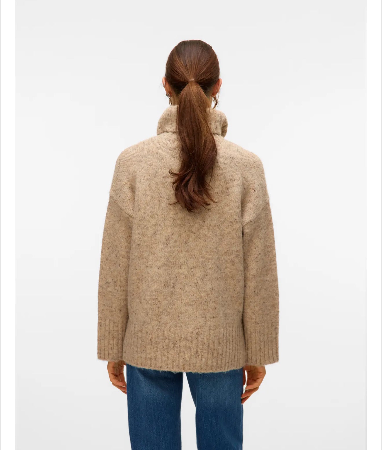 Vero Moda - INGRID - Chunky roll neck knitted jumper