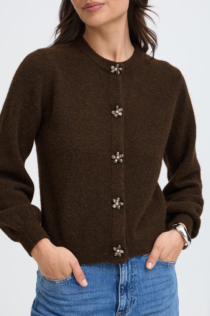 B.Young - OMEA - Flower button cardi
