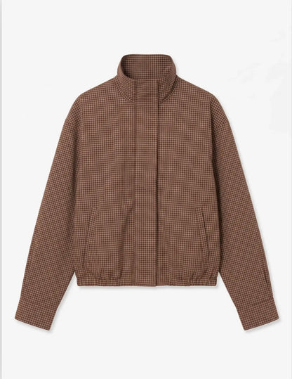 Vero Moda - LAURALEA - Checked funnel neck jacket