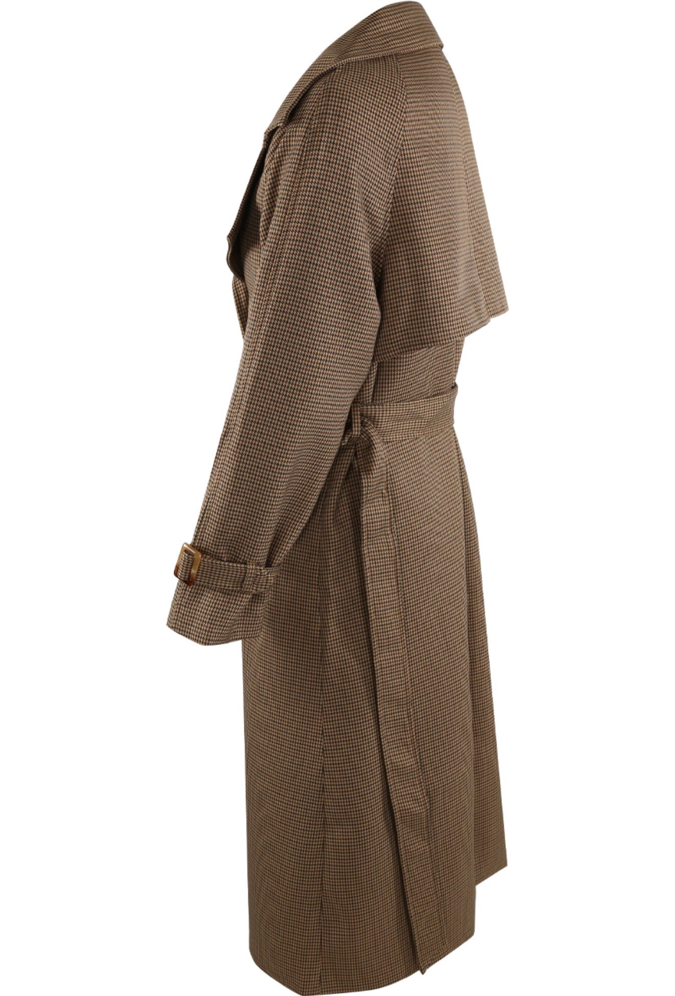 NICOLA - Checked trench coat