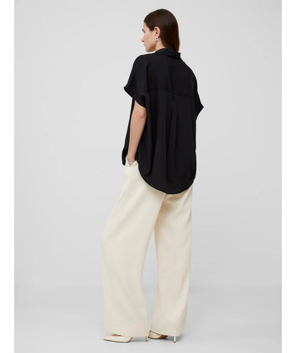 French connection - 72MZN - Crepe Light Recycled Popover Shirt