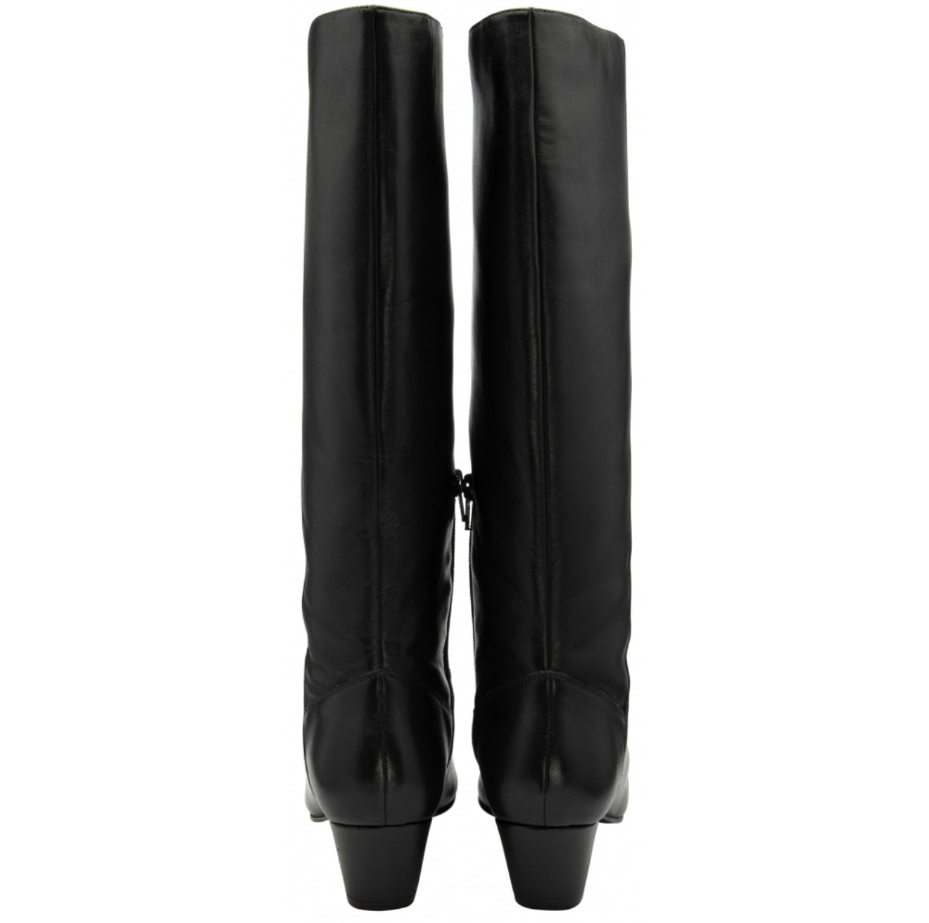 Ravel - Black Leather Catton Knee High Boots