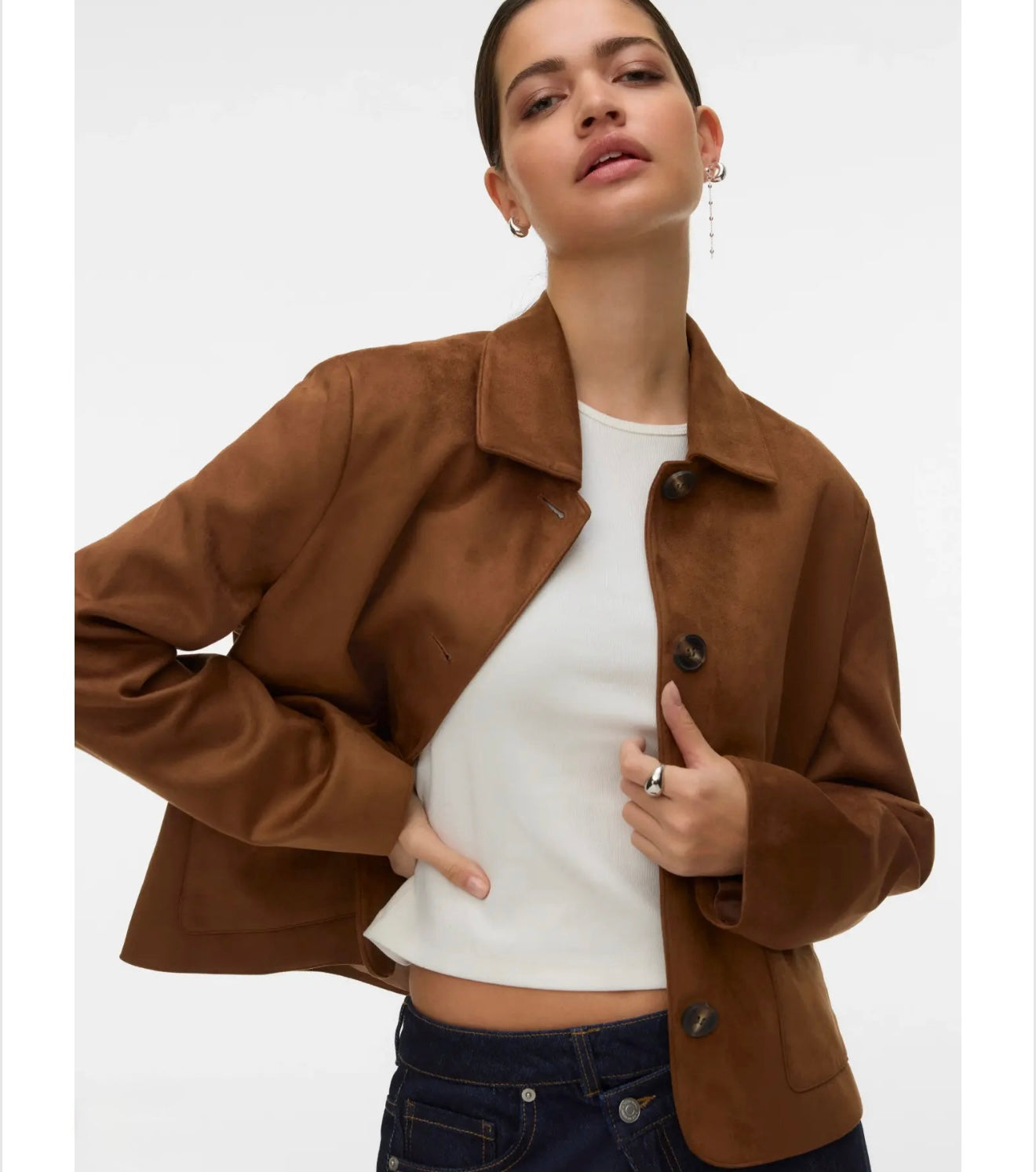 Vero Moda - JOSE KELLY- Faux suede jacket