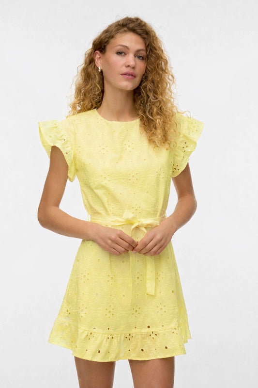 Vero Moda - ELIZA - Broderie anglaise dress