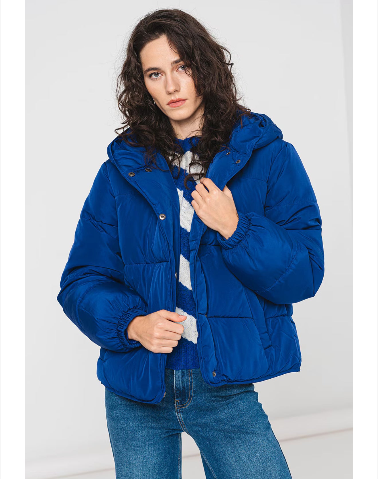 Pieces - NELL - Hooded puffer coat