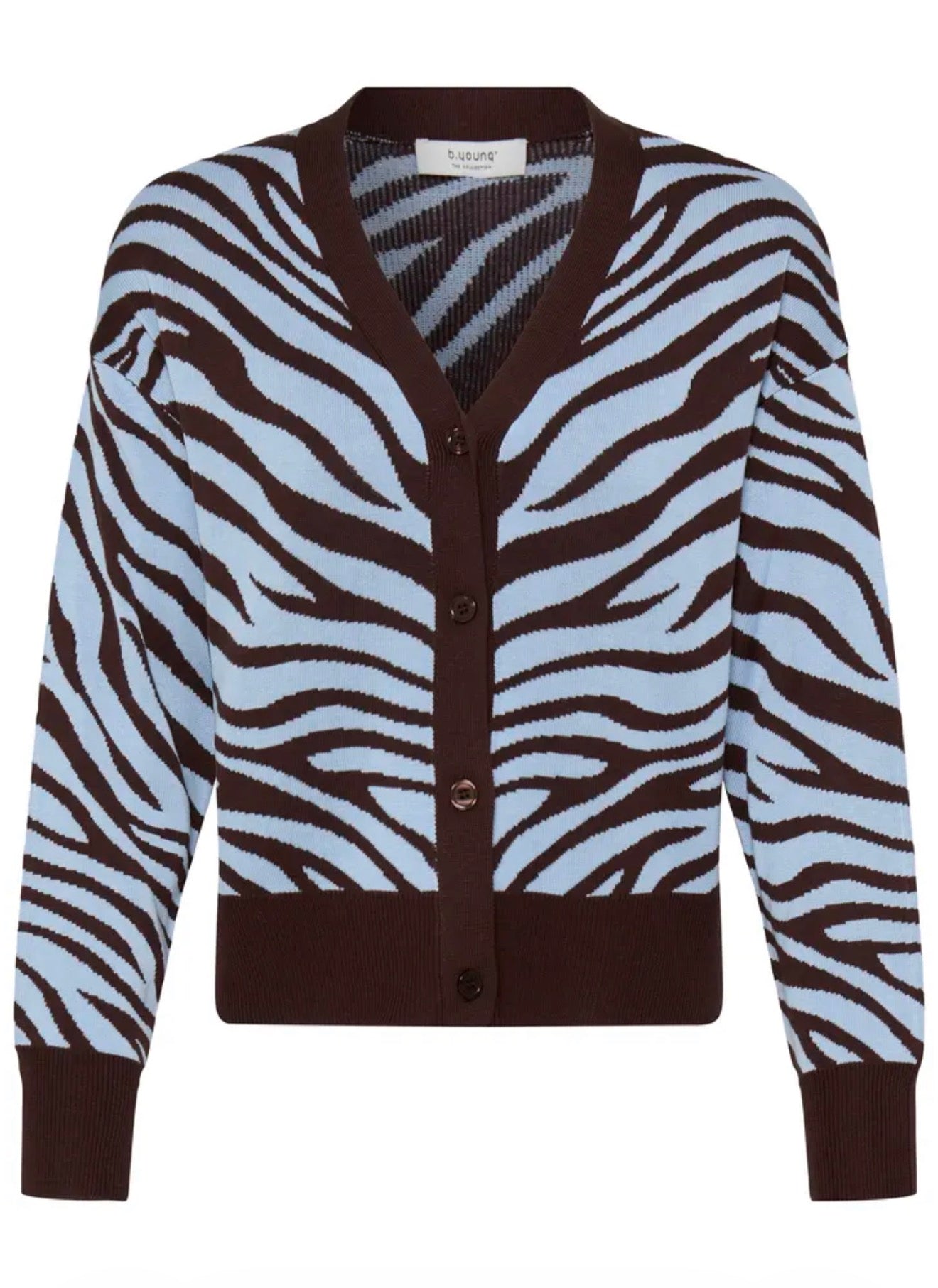 B.Young - MMORA - Zebra print cardigan