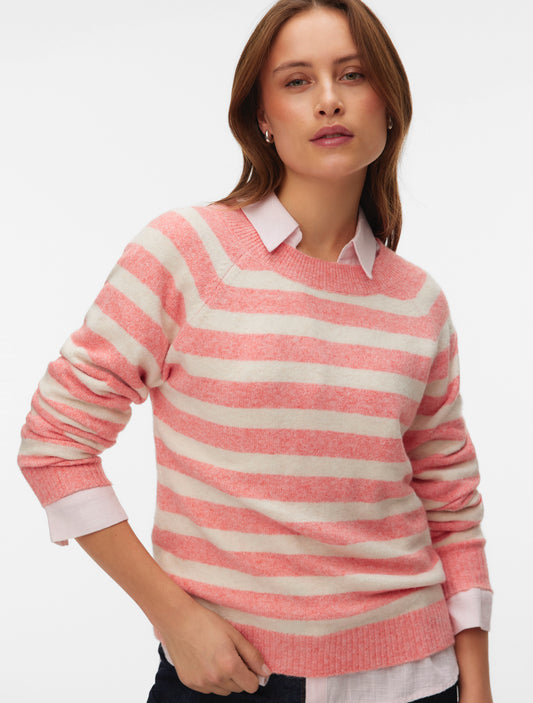 Vero Moda - DOFFY - Stripe knitted jumper